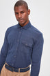 New Men 'S Slim Fit Flap Patch Pockets Knitting Shirt