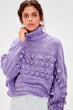 Trendyol Purple Polka Dot Sweater Sweater TWOAW20KZ0359