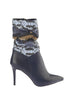 Snake Detailed Woman Boots