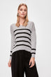 Striped Knitwear Sweater