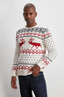 Male Jacquard Christmas Themed Knitwear Sweater