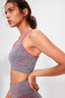 Gray Seamless Sport Bra