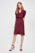 Damson Jacquard Dress