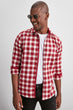 Men Plaid Slim Fit Shirt