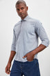 Male Italian Collar Hidden Textured New Shirt