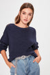 Navy Blue Basic Sweater Sweater