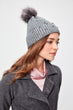 Stone Detail Pompom Beanie