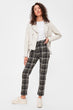 Plaid Knitting Pants