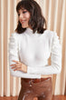 Women 'S Princess Sleeve Soft Textured Sweater