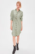 Mint Button Shirt Dress