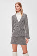 Tweed Knitted Coat
