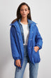 Oversize Snap Closure Inflatable Coat
