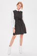 Black Plaids Dress