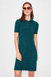 Polo Collar Sweater Dress