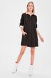 Black Button Dress