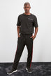 Male Wheel So Stripe Pockets Sweatpants New