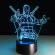 Deadpool Acrylic LED Lamp