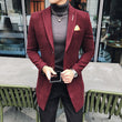 7 Solid Color Long Blazer