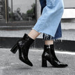 Black, Sliver, Gold Women Ankle Boots