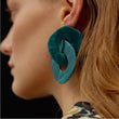 Acrylic Geometric Drop Earrings