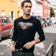 Autumn Men Eagle Print T Shirt