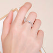 925 Sterling Silver Round 7A Natural Moonstone Band Rings For Women