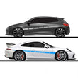 2pcs/lot 300x14cm Both Sides Car Wrap Vinyl Film