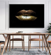 Modern Home Deco Woman Lips Canvas Painting