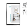 Classic minimalist aluminum A5  A4  A3  Poster Frame for wall hanging