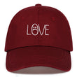 LOVE letter Embroidered baseball cap