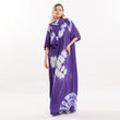 Stunning Elegant African Ladies Evening Long Dress With Scarf