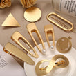 Gold & Silver Metal Hair Clips