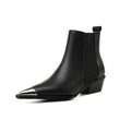 Women Metal Toe Ankle Boots