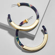 Acrylic Acetate Hoop Earrings for Women