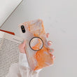 Luxury Crack Marble Phone Case For iPhone X XS Max XR 8 7 with Grip Holder