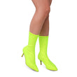 Fluorescent Thin Heels Sock Boots