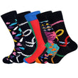 5 Pairs/lot Men Funny/ Artsy Socks