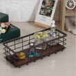 Nordic Wrought Iron Storage Basket for Tableware Sundries