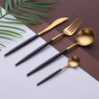 Black Gold Dinnerware Kit