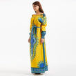 African Design Dashiki Bazin Long Sleeve Dress