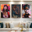 African Woman Canvas Painting