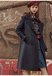 Womens' winter new long woolen coat